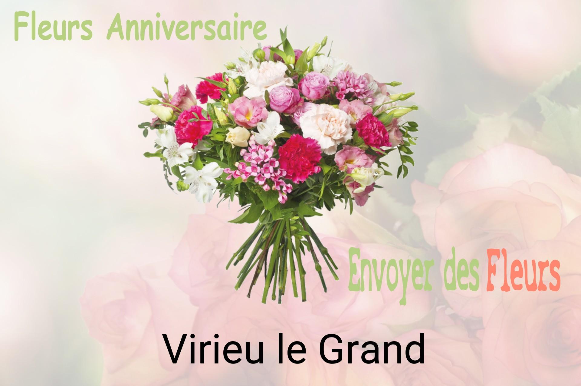 Bouquet de fleurs d’anniversaire livré à Virieu-le-Grand