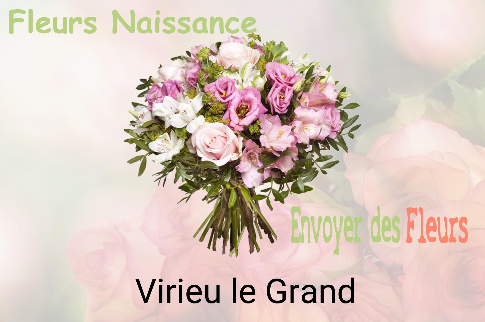 Bouquet de fleurs de naissance livré à Virieu-le-Grand
